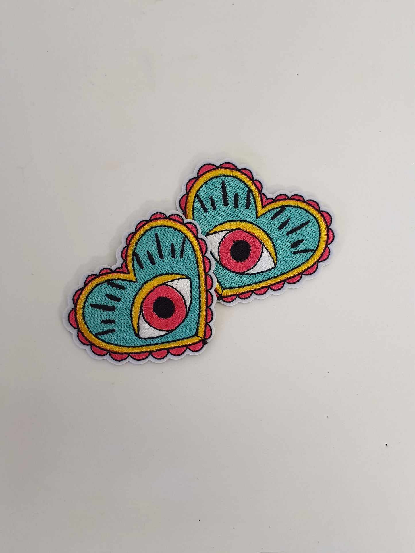 Pack de 2 Parches "Corazón Tattoo Tradicional" – Parches estilo Old School nomadasublime