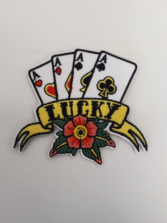 Parche "Tattoo Lucky" – Suerte al estilo tradicional