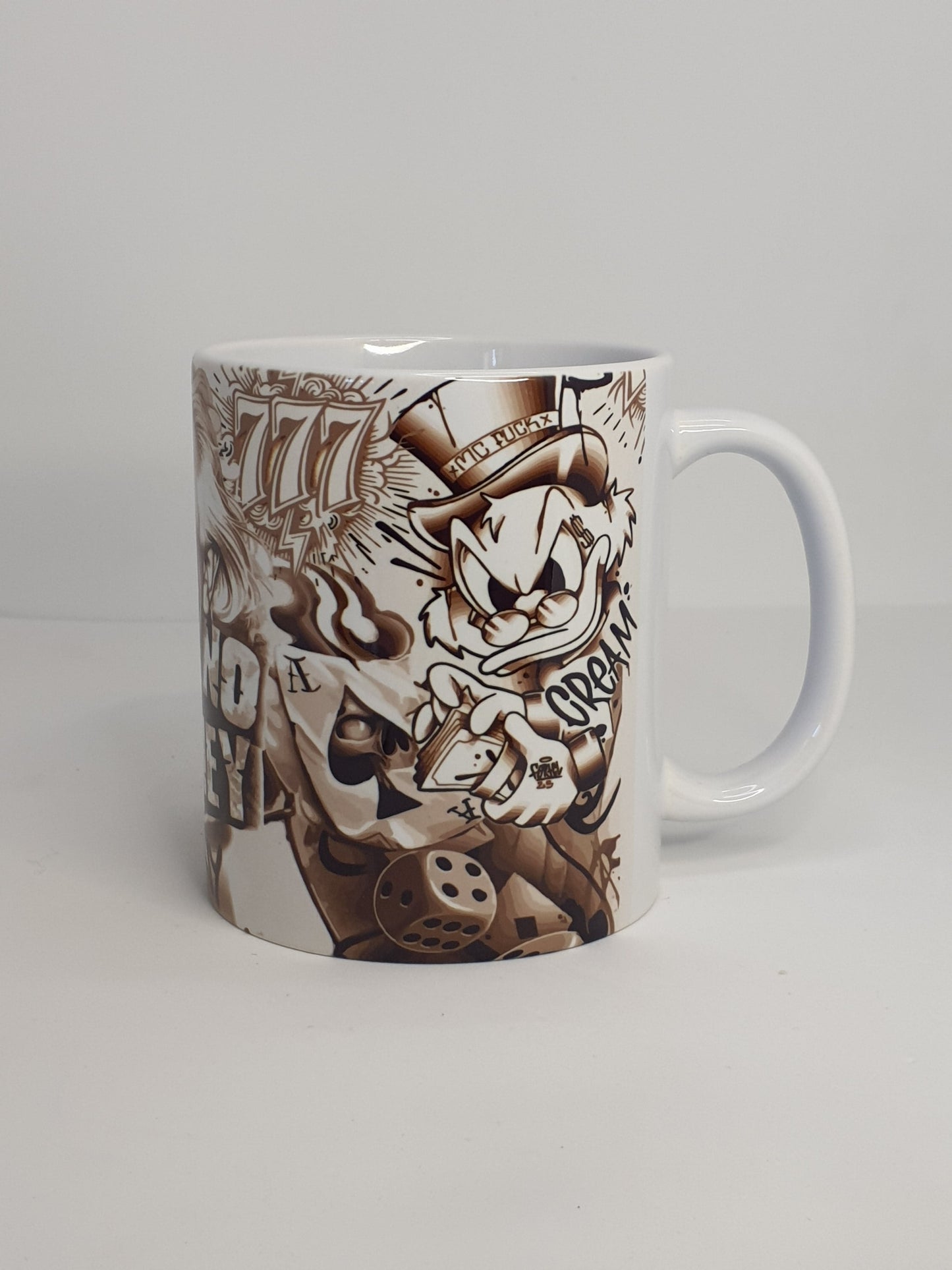 Taza Tattoo – Einstein Ilustrado blanco & negro