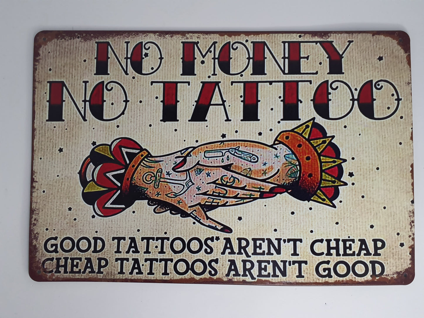 Chapa Vintage – No Money, No Tattoo