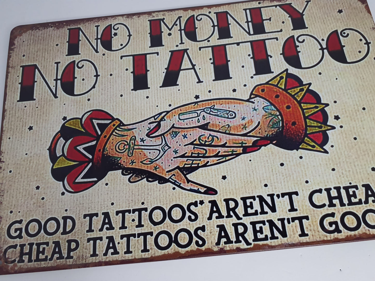 Chapa Vintage – No Money, No Tattoo