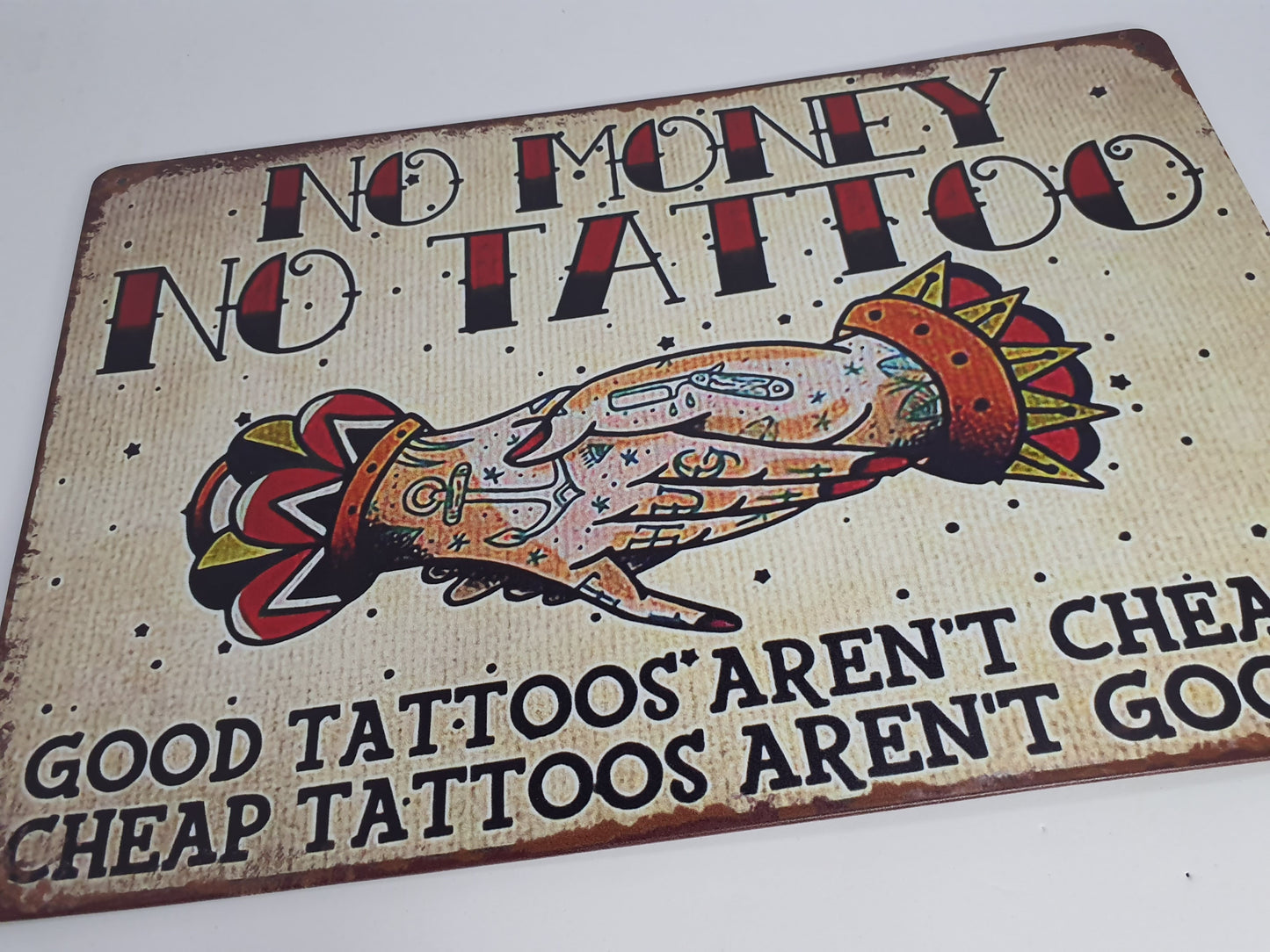 Chapa Vintage – No Money, No Tattoo