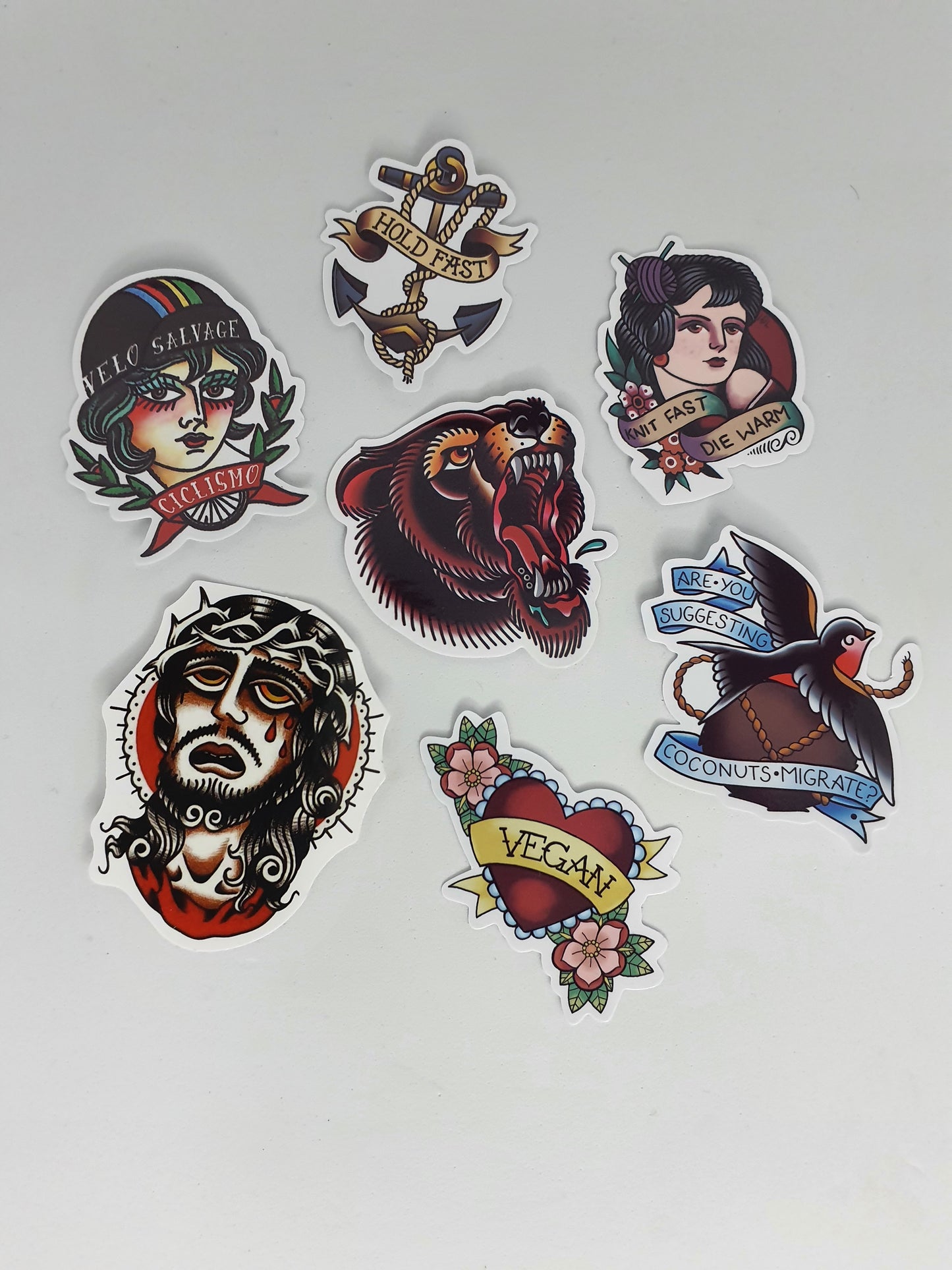 Pégatinas Tattoo Vieja Escuela
