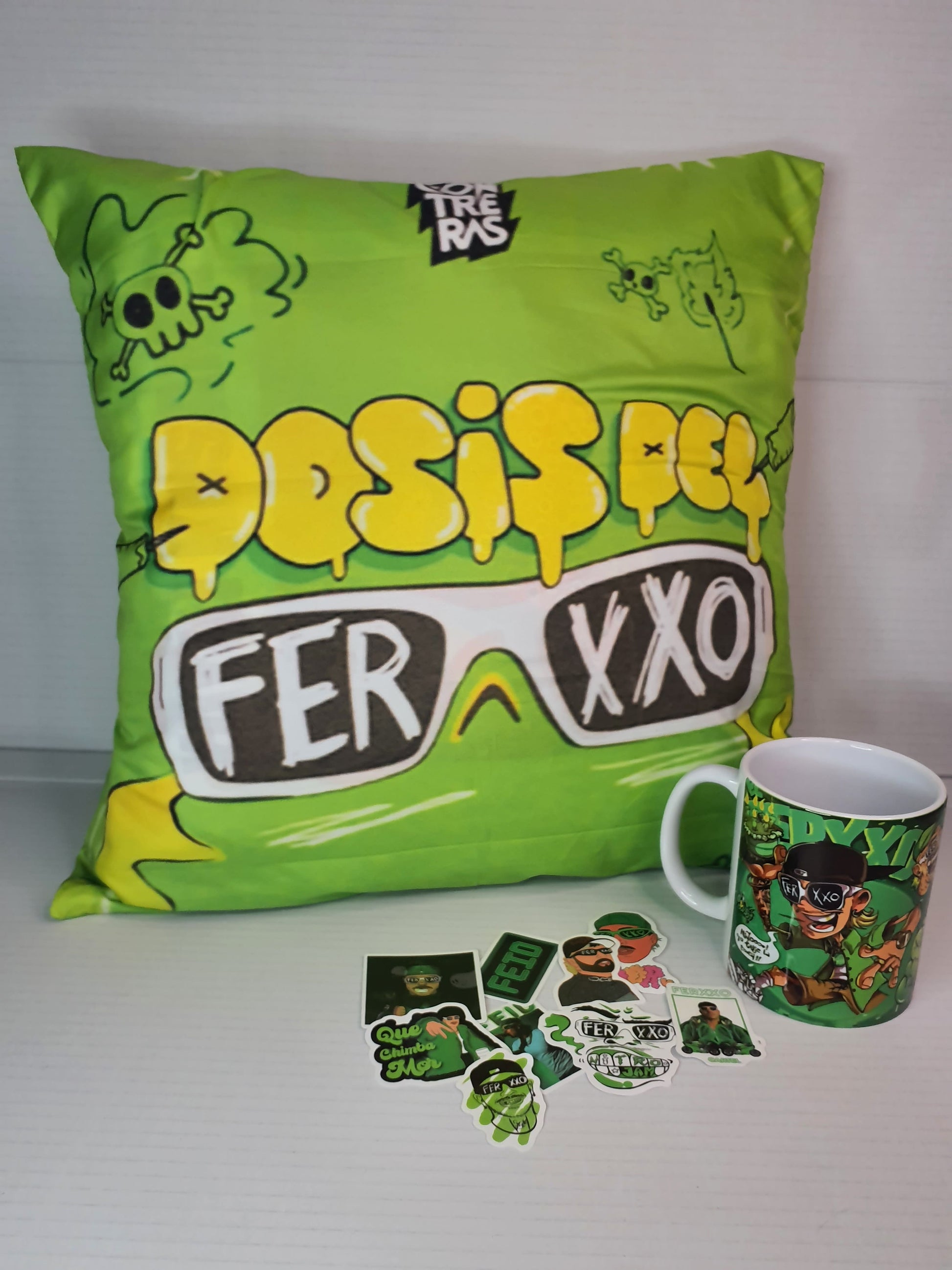 Pack personalizado inspirado en ferxo, conjunto de accesorios de reguetón.