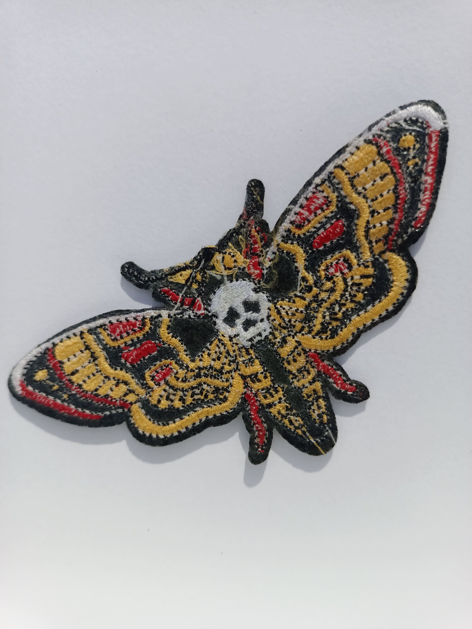 Parche bordado parte trasera "Mariposa Tattoo Old School".