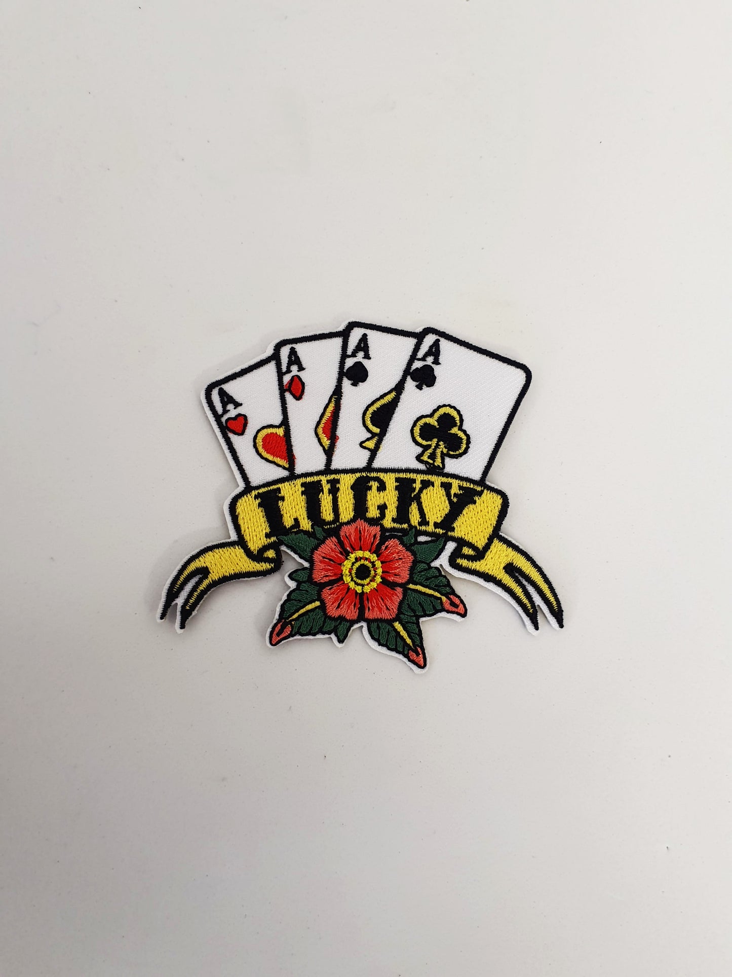 Parche Old School – Suerte con estilo  old school tradicional 