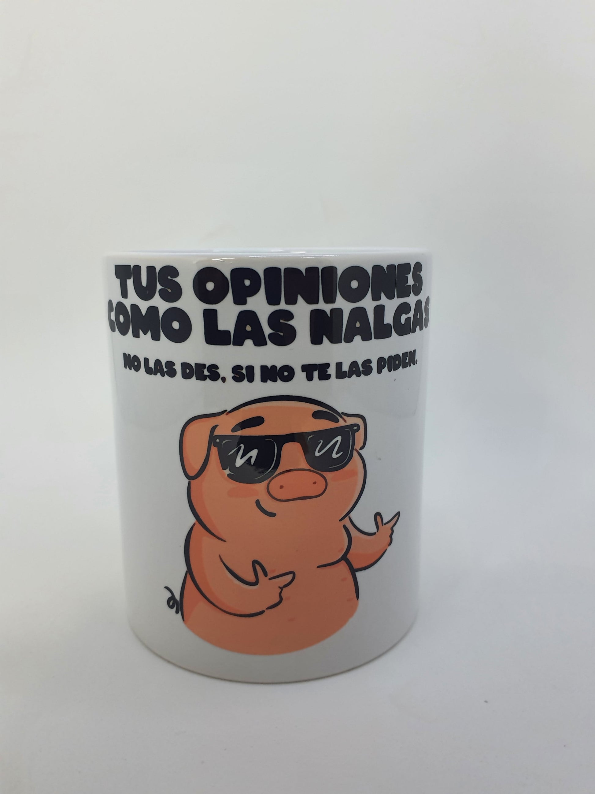 Taza divertida Tus Opiniones Me Resbalan - nomadasublime